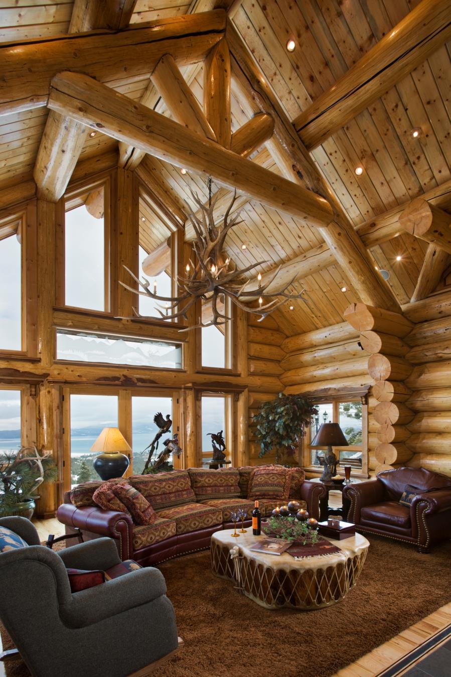 Handcrafted Log Home Builder - Old Style Log Works - Kalispell, Montana